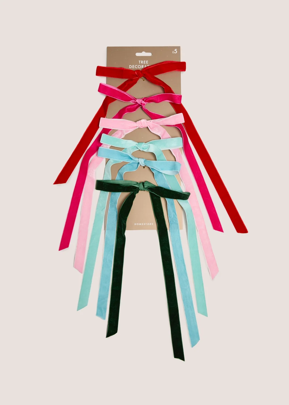 6 Pack Multicolour Ribbons Image 1