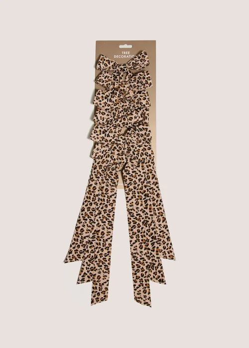 Leopard Print Decorative Bows Image 1