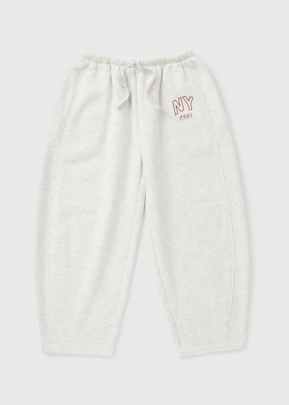 Girls Grey New York Co Ord Jogging Bottoms (7-15 Yrs) - 7 Yrs Image 1