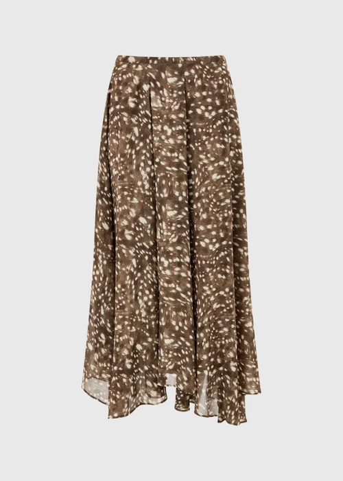 Brown Animal Print Co Ord Skirt - 8 Image 5