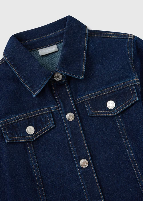 Girls Blue Denim Dress (7-15yrs) - 7 Yrs Image 2