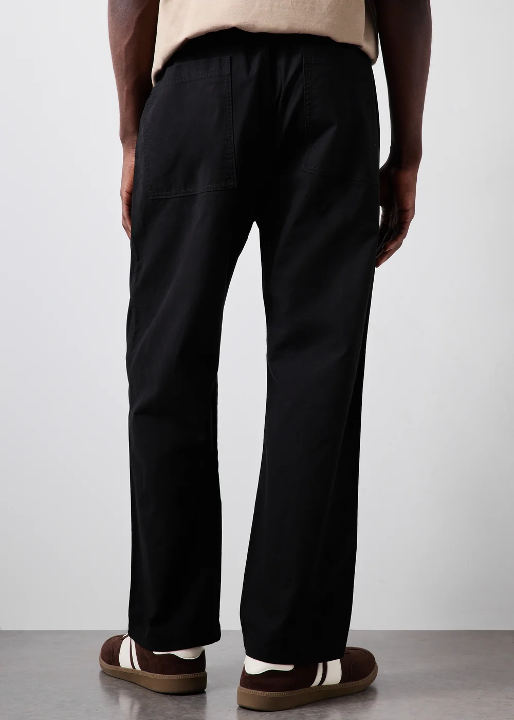 Black Fatigue Trousers - S Image 3