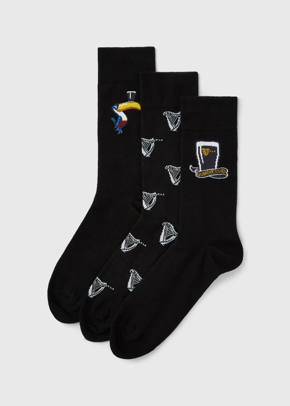 3 Pack Guinness Socks - 6-8.5 Image 1