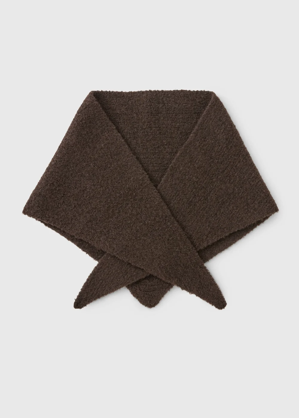 Brown Triangle Scarf - One Size Image 1