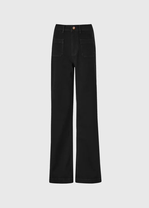 Black Pocket Front Jeans - 8/L29 Image 5