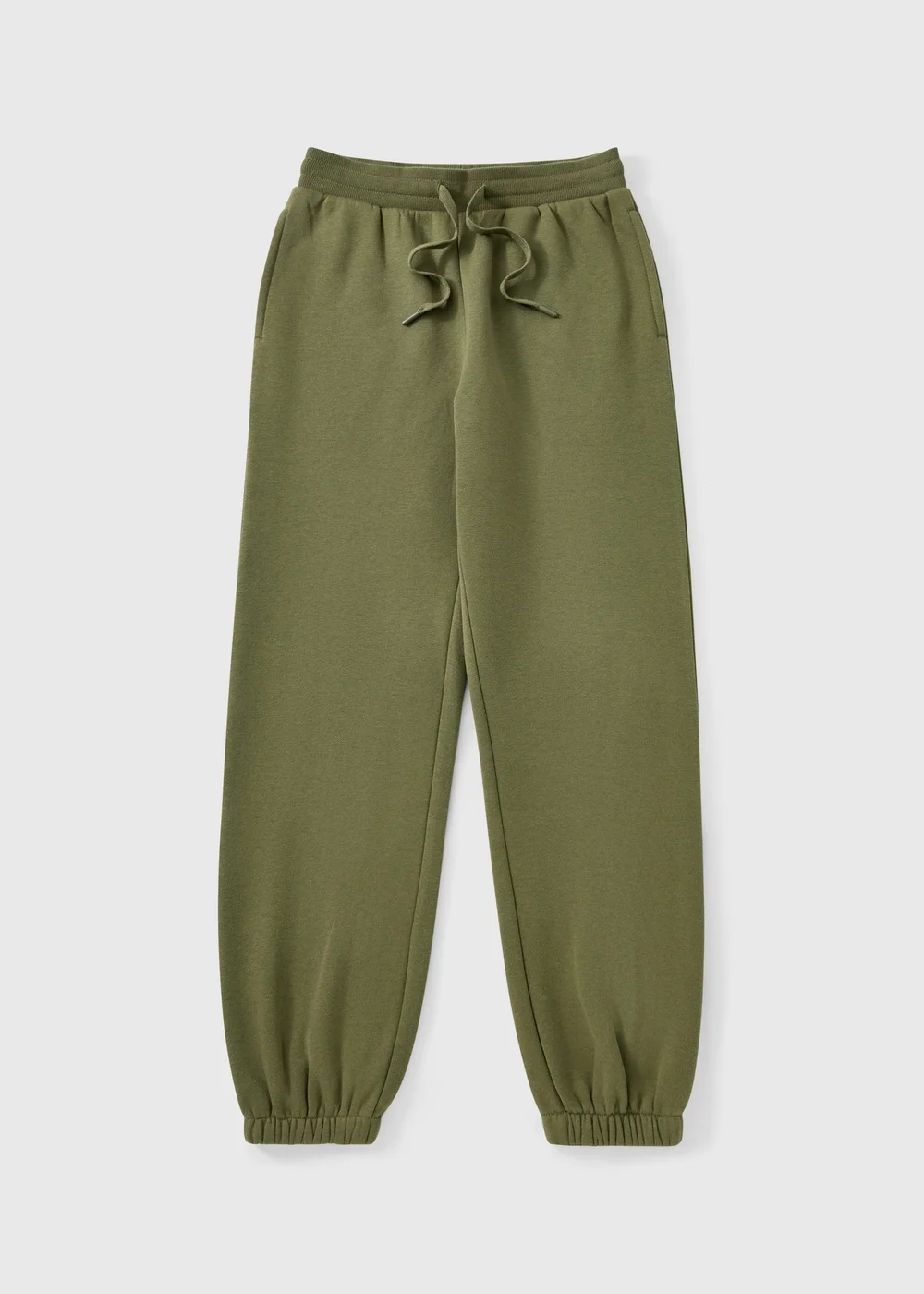 Khaki Tapered Co Ord Jogging Bottoms - XS Image 1