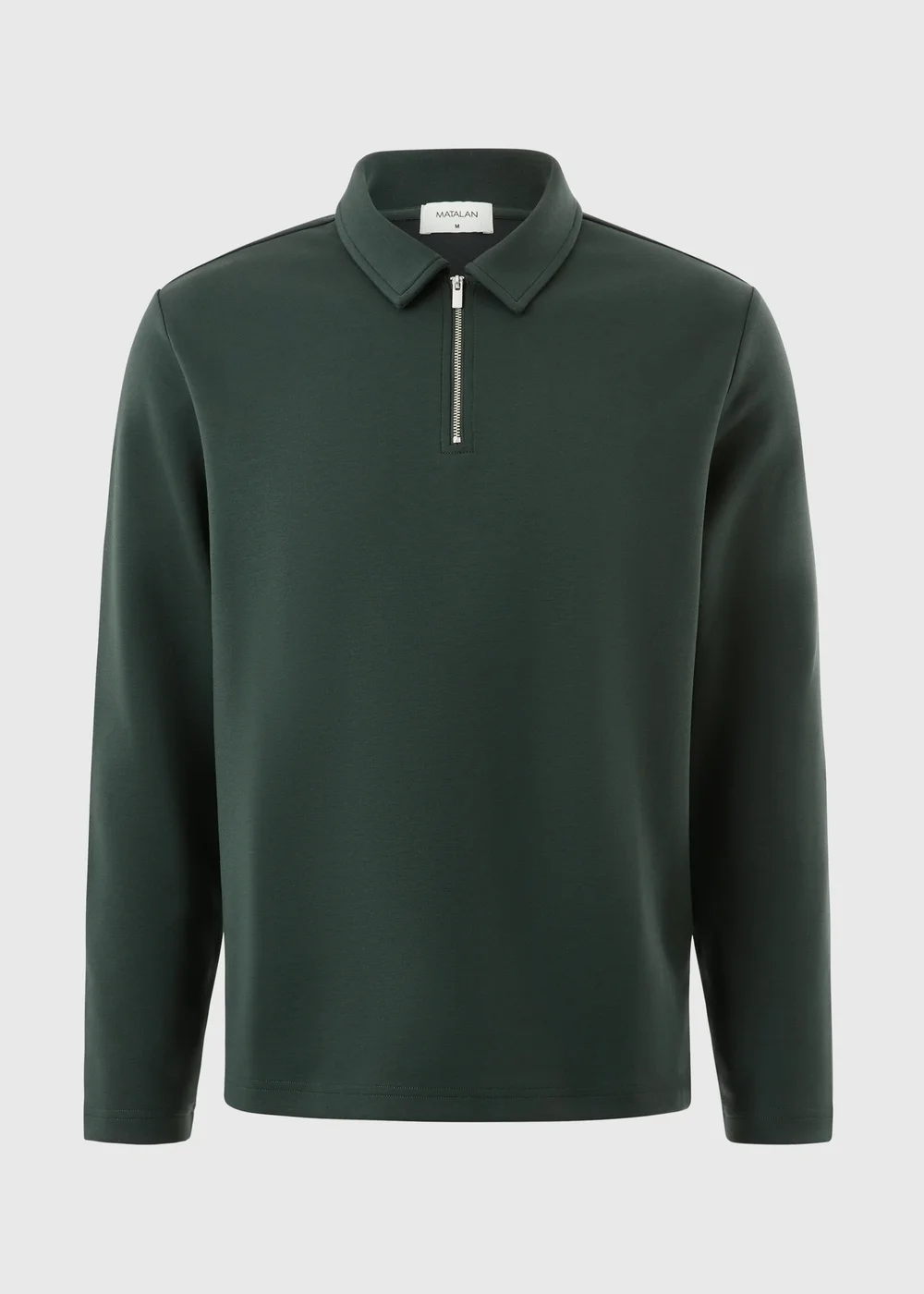 Green Long Sleeve Polo - S Image 5