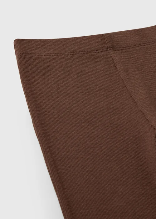 Girls Brown Flared Leggings (7-15yrs) - 7 Yrs Image 2