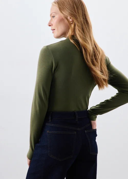 Forrest Green Funnel Neck Top - 8 Image 2