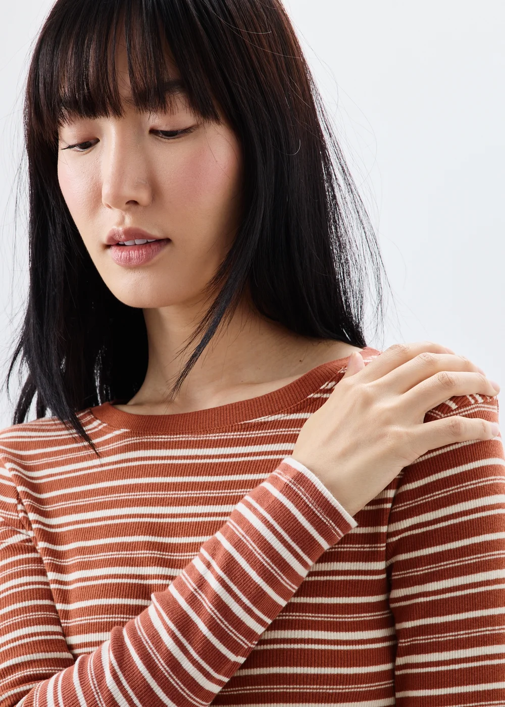 Ginger Ribbed Fitted Top - 8 Image 3
