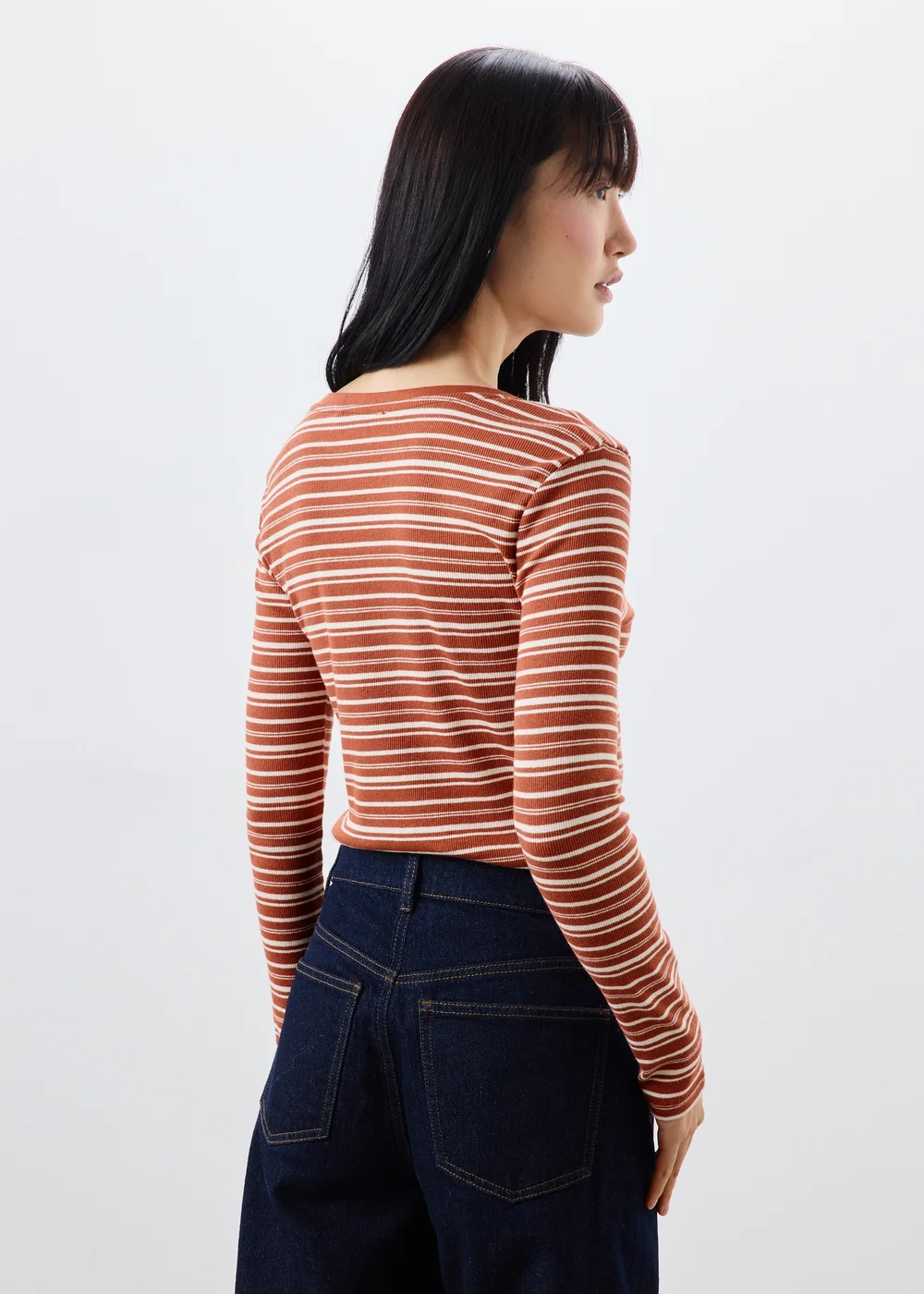 Ginger Ribbed Fitted Top - 8 Image 2