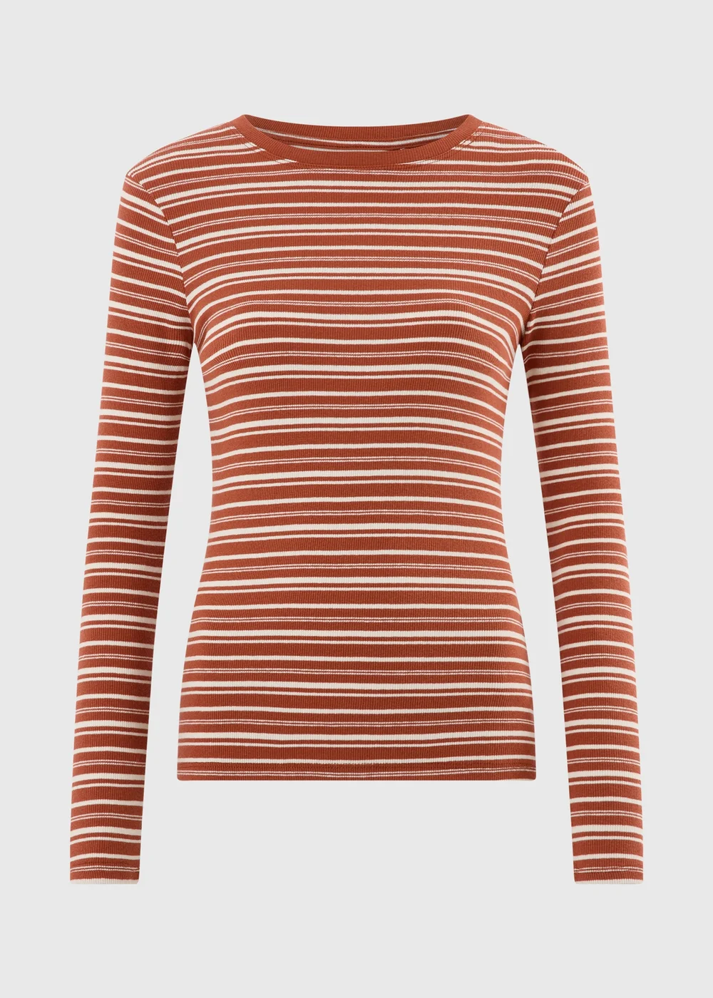 Ginger Ribbed Fitted Top - 8 Image 5