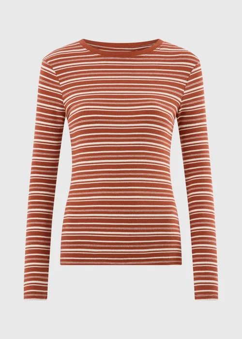 Ginger Ribbed Fitted Top - 8 Image 5