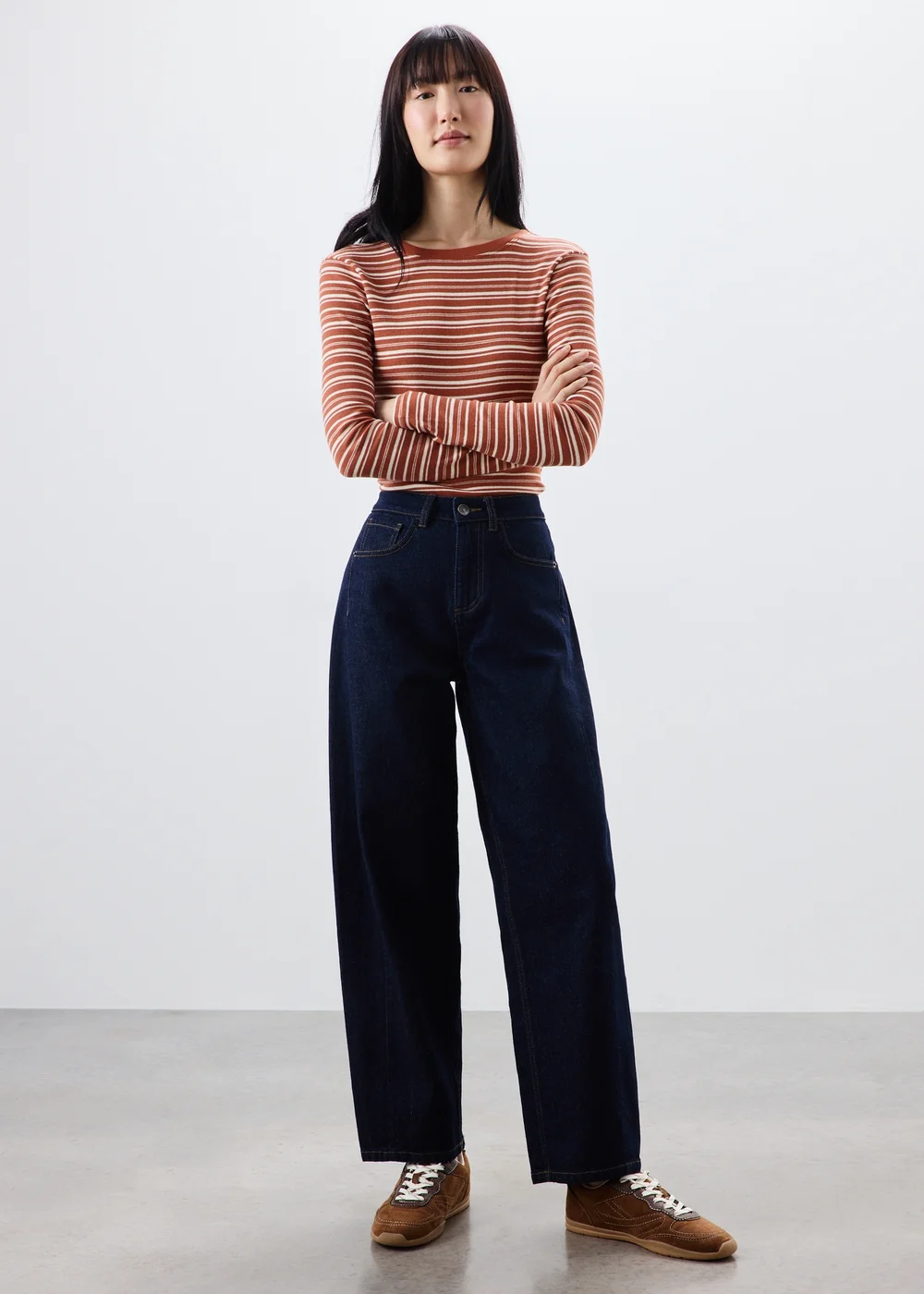 Ginger Ribbed Fitted Top - 8 Image 4
