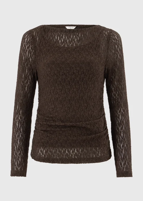 Chocolate Lace Co Ord Top - 8 Image 4