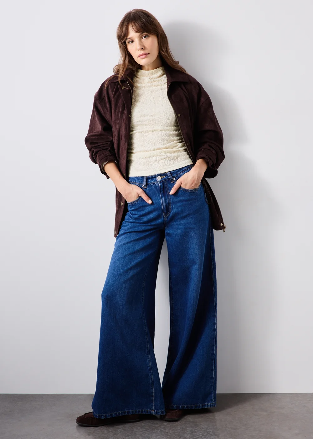 Cream Jacquard Top - 8 Image 4