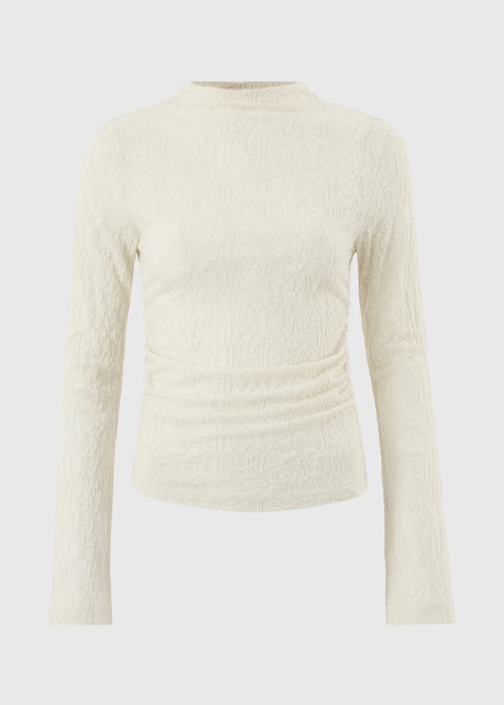 Cream Jacquard Top - 8 Image 5