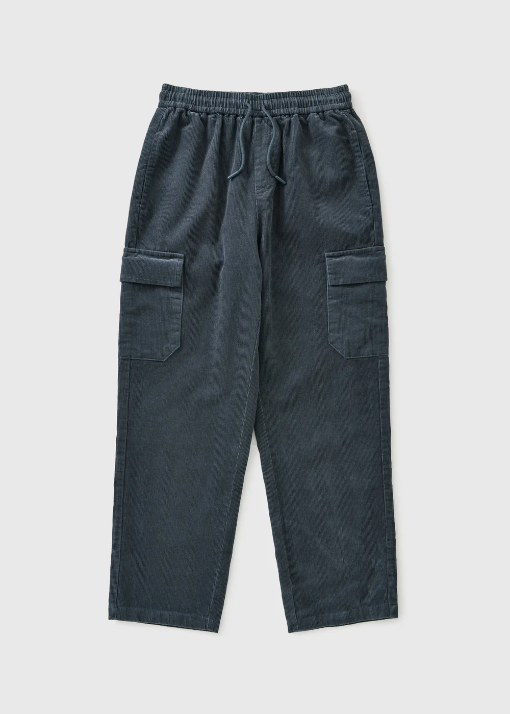 Boys Blue Cord Cargo Trousers (7-15yrs) - 7 Yrs Image 1