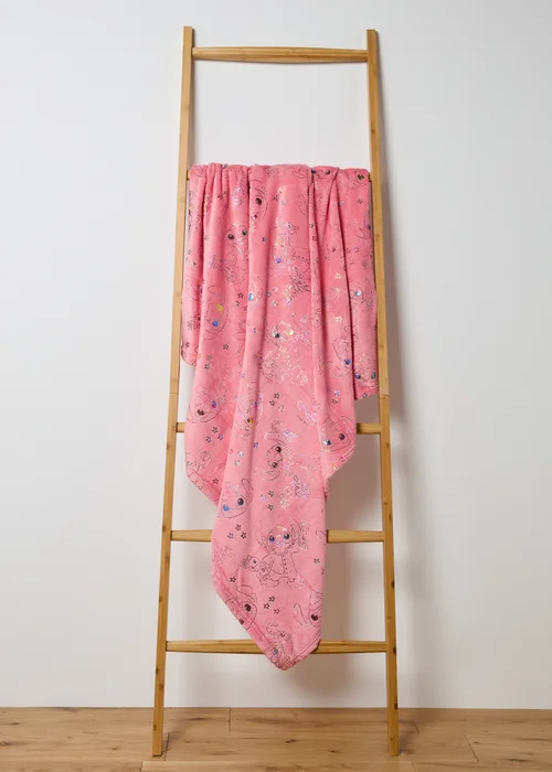 Pink Stitch Holographic Throw Image 1