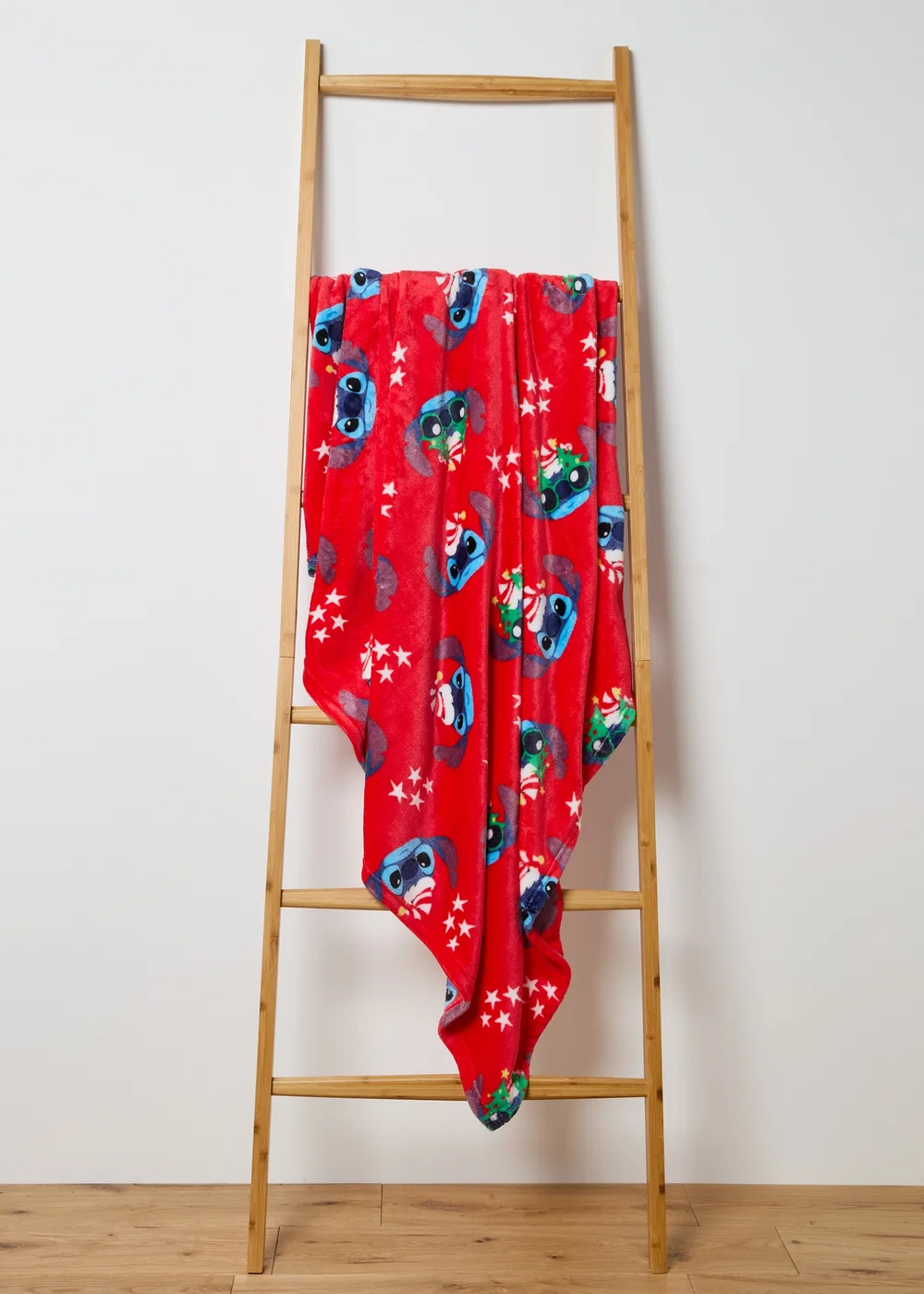 Red Stitch Christmas Throw Image 1