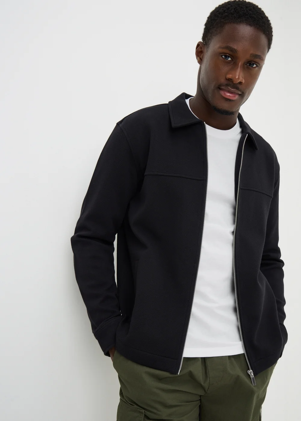 White Basic Crew Neck T-Shirt - XS Image 2