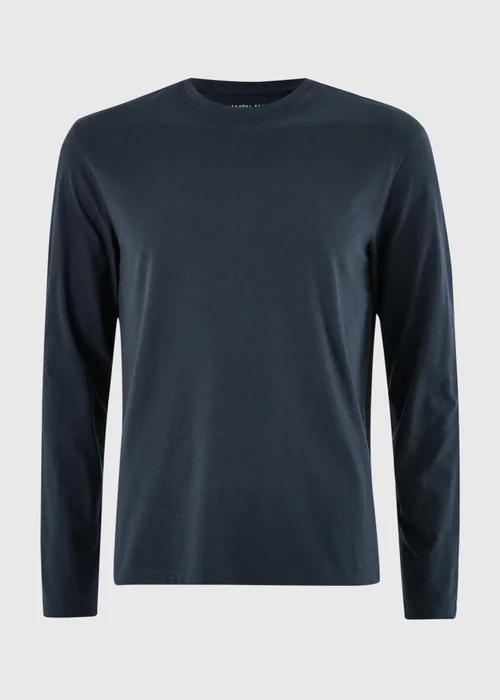 Navy Basic Crew Neck T-Shirt - XS Image 4