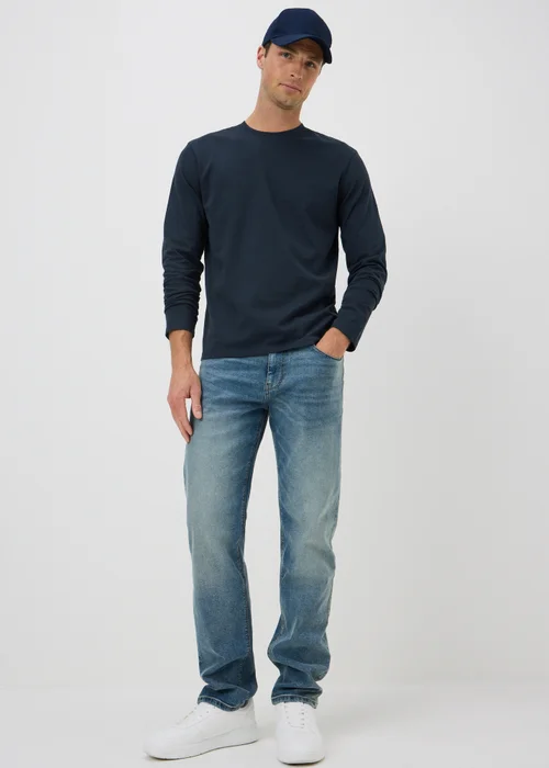 Navy Basic Crew Neck T-Shirt - XS Image 1