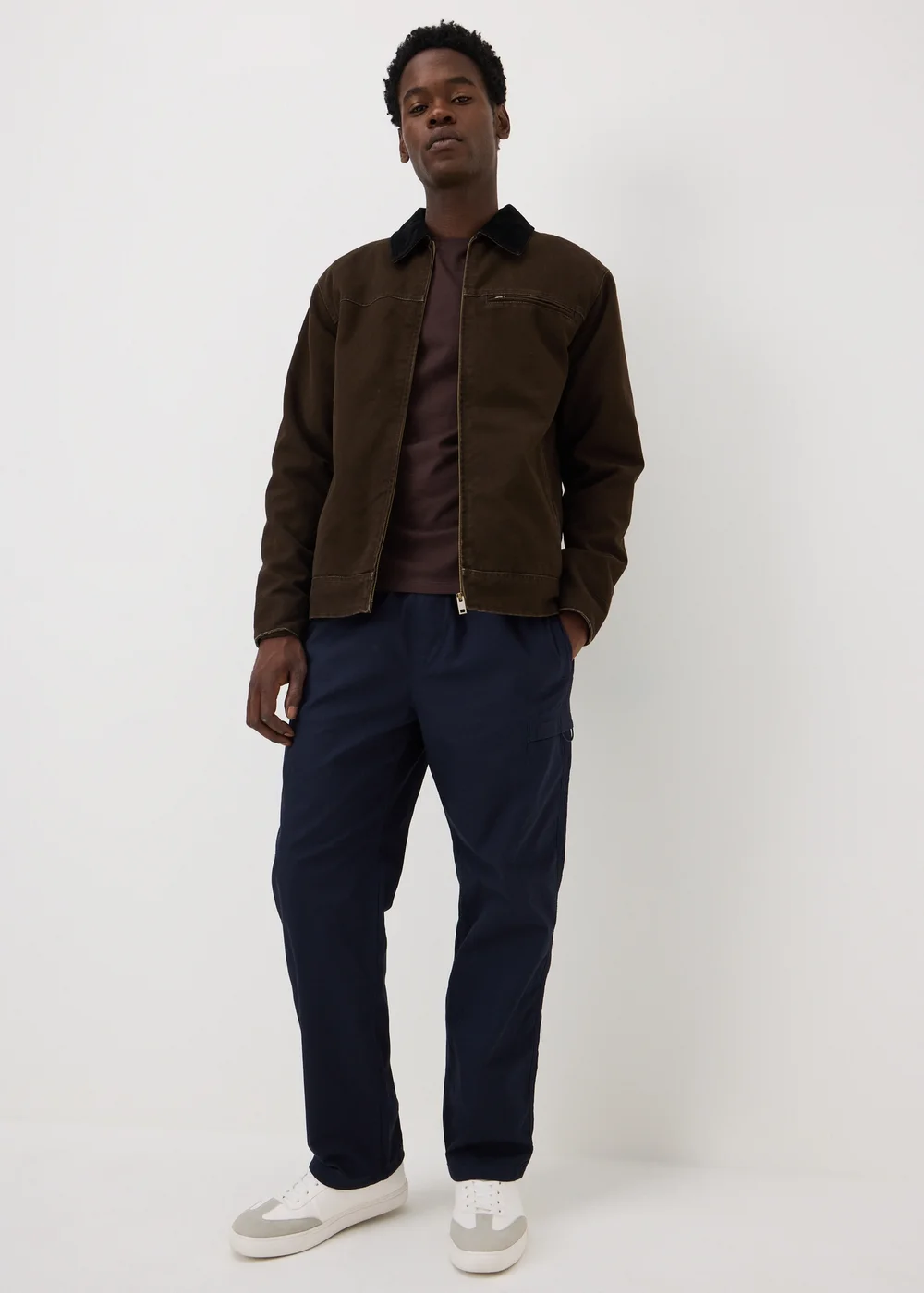 Burgundy Long Sleeve Basic T-Shirt - XS Image 2
