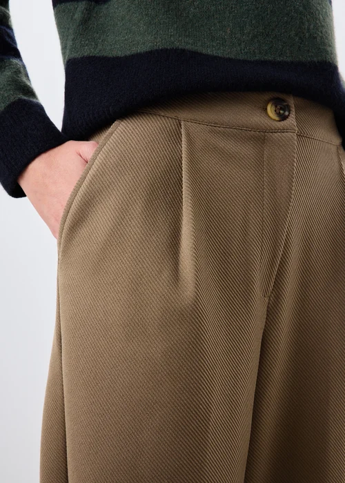 Camel Barrel Leg Trousers - 8/L29 Image 3