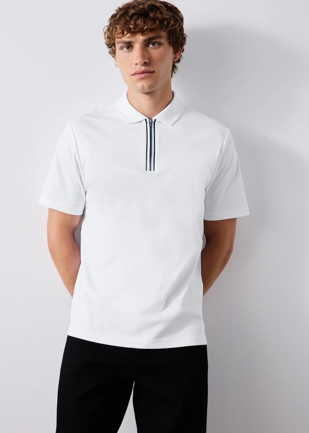 White Soft Touch Cotton Polo Shirt - XS Image 1