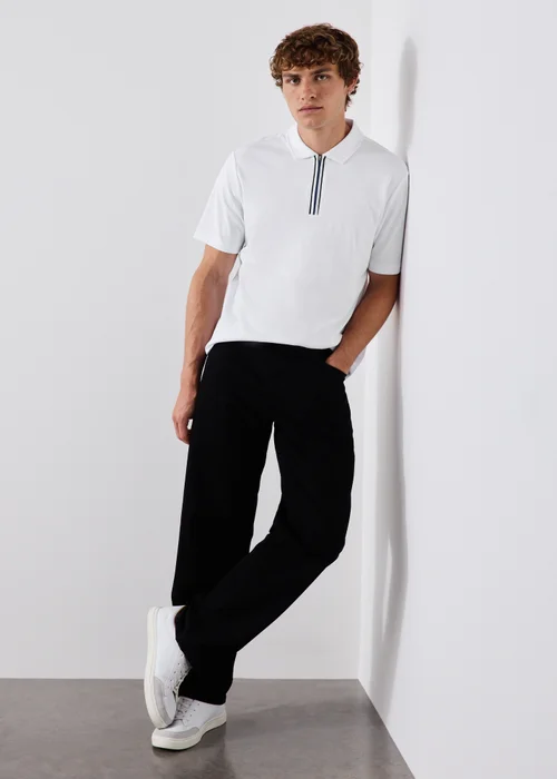 White Soft Touch Cotton Polo Shirt - XS Image 2