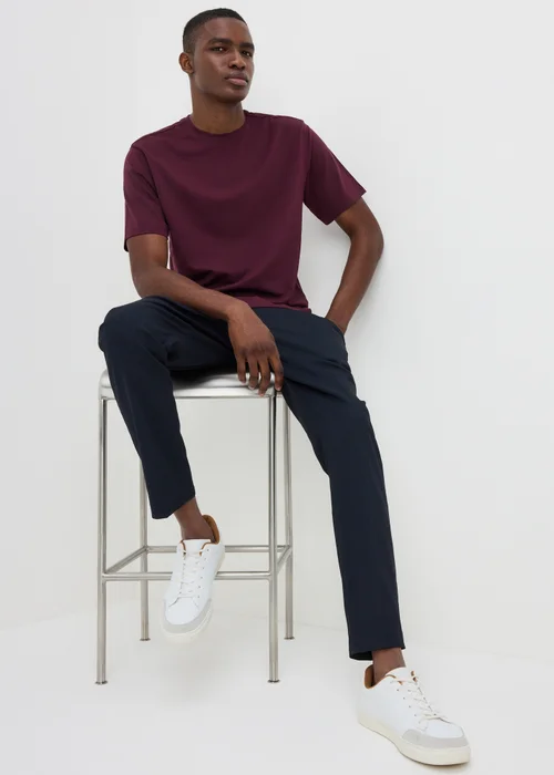 Burgundy Tailoring Smart T-Shirt - S Image 2