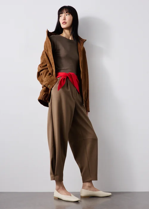 Chocolate Brown Long Sleeve Top - 8 Image 3