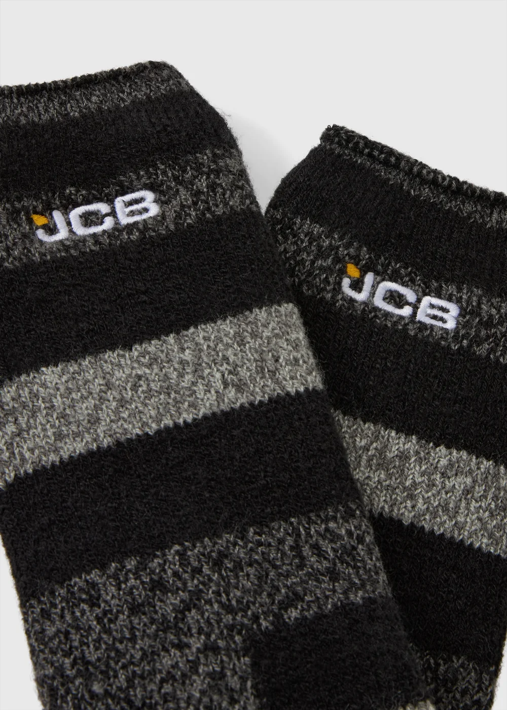 1 Pack Black JCB Therma Socks - 6-8.5 Image 1