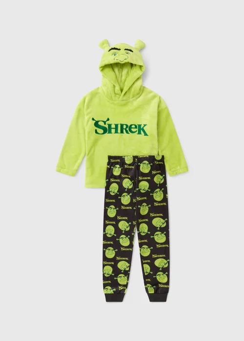 Shrek Kids Green Pyjama Set (3-13Yrs) - 3-4 Yrs Image 1