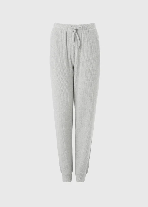 Grey Ribbed Jogging Bottoms - XS Image 2