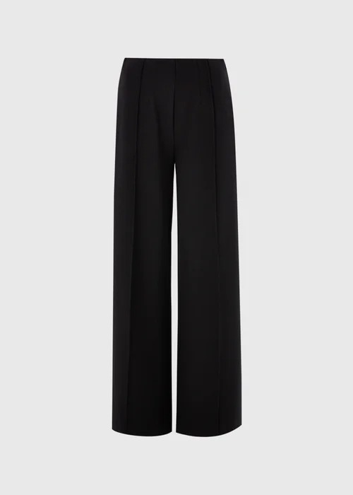 Black Ponte Co Ord Wide Leg Trousers - 24/L29 Image 4