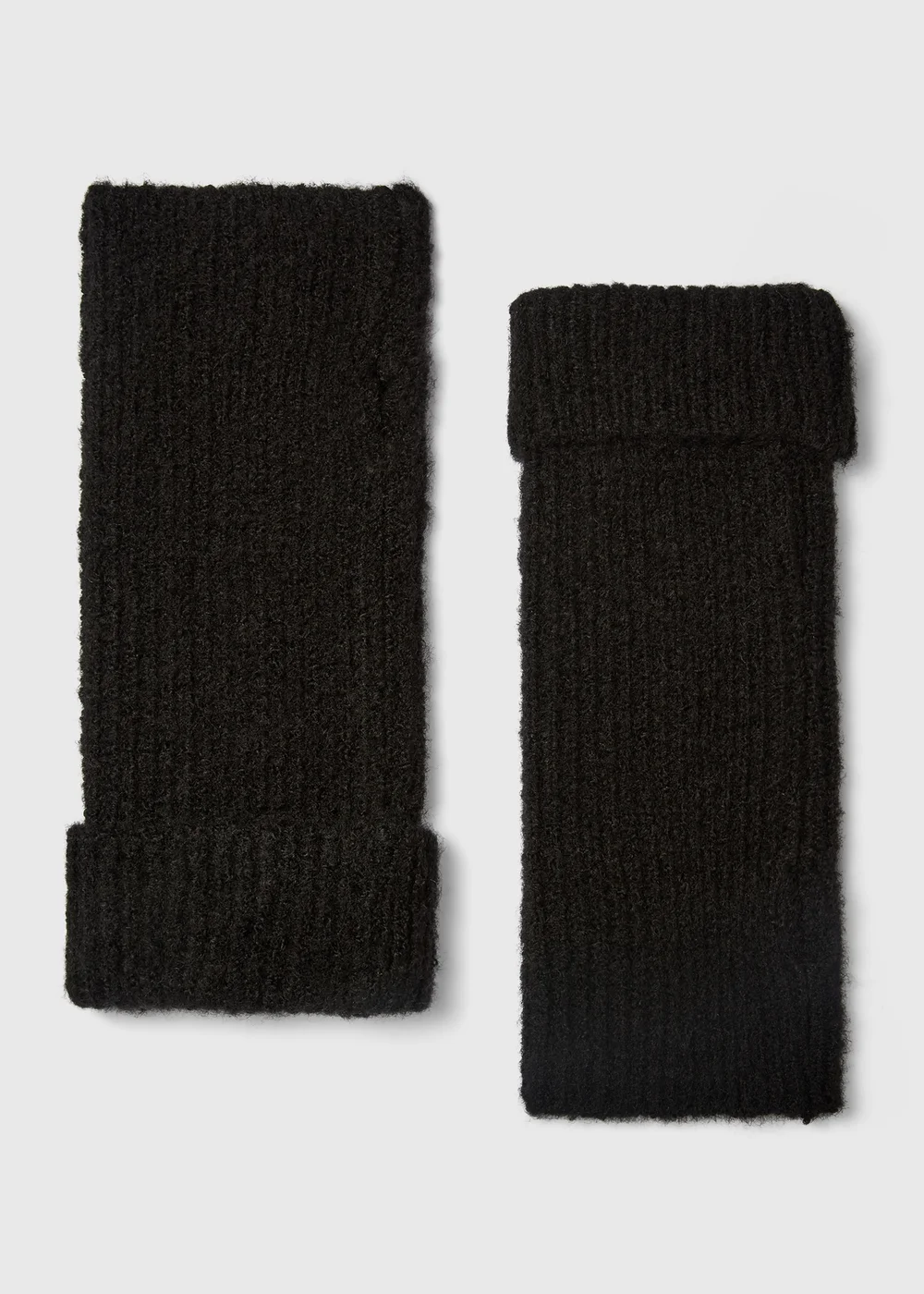 Black Dry Ribbed Gloves - One Size Image 1