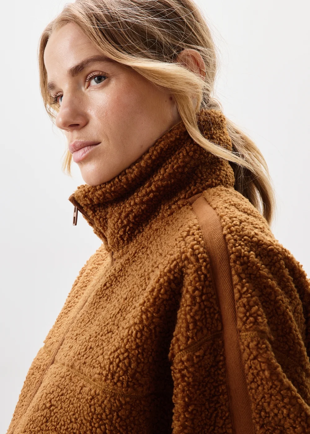 Ginger Tapered Borg Jacket - XS Image 3