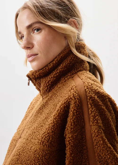 Ginger Tapered Borg Jacket - XS Image 3