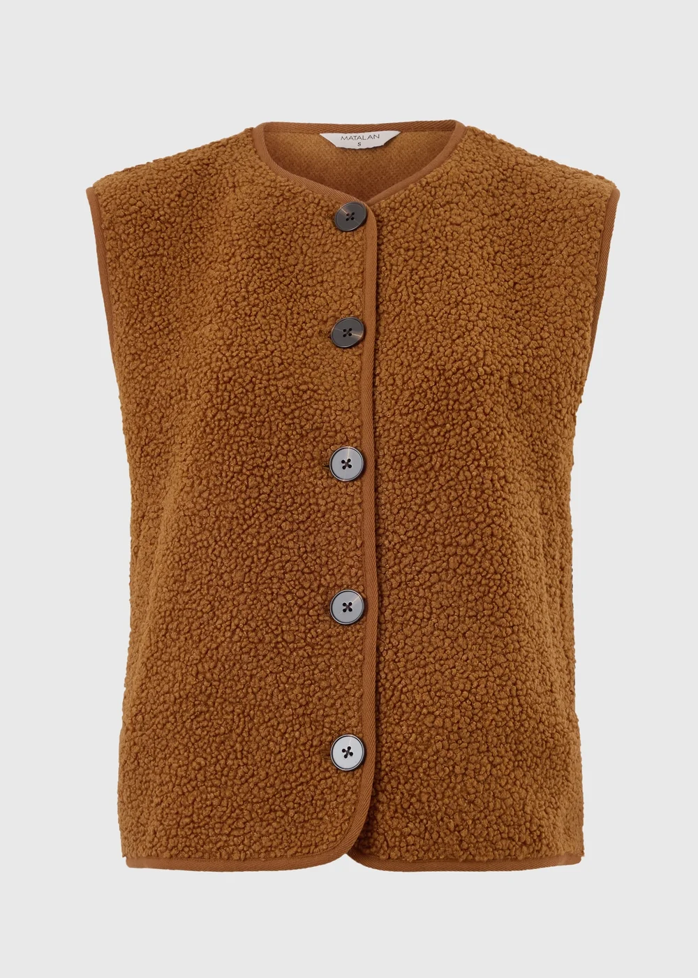 Orange Borg Button Through Gilet - XS Image 5