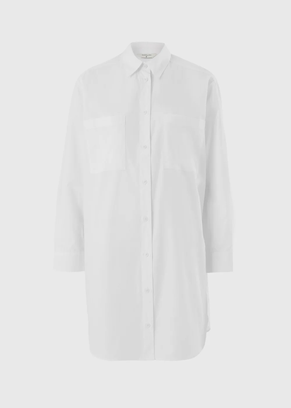 White Mini Shirt Dress - 8 Image 1
