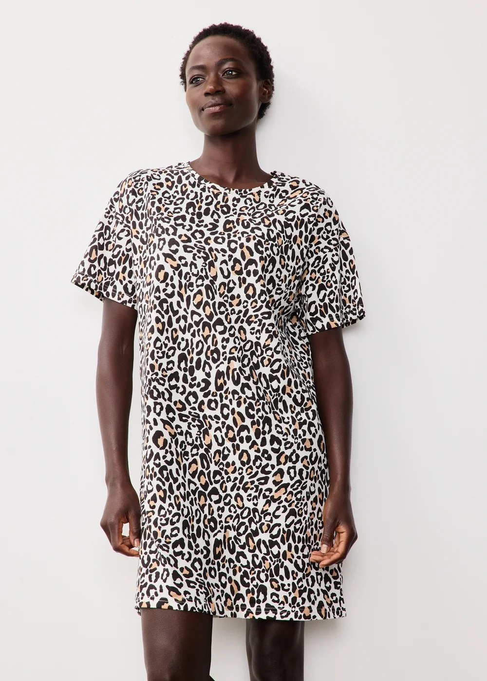 Brown Leopard Print Nightie - XS Image 1