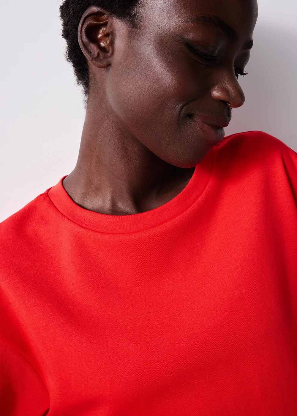 Red Boxy Fit T-Shirt - XS Image 3