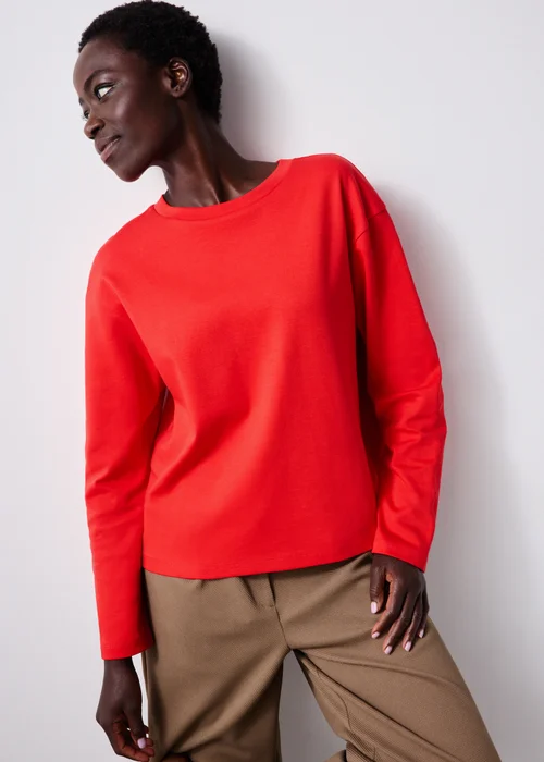 Red Boxy Fit T-Shirt - XS Image 1