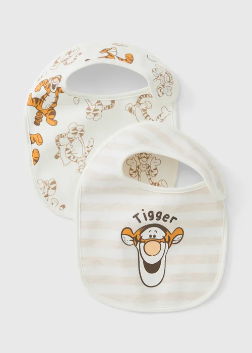 2 Pack Baby Tigger Bibs Image 1