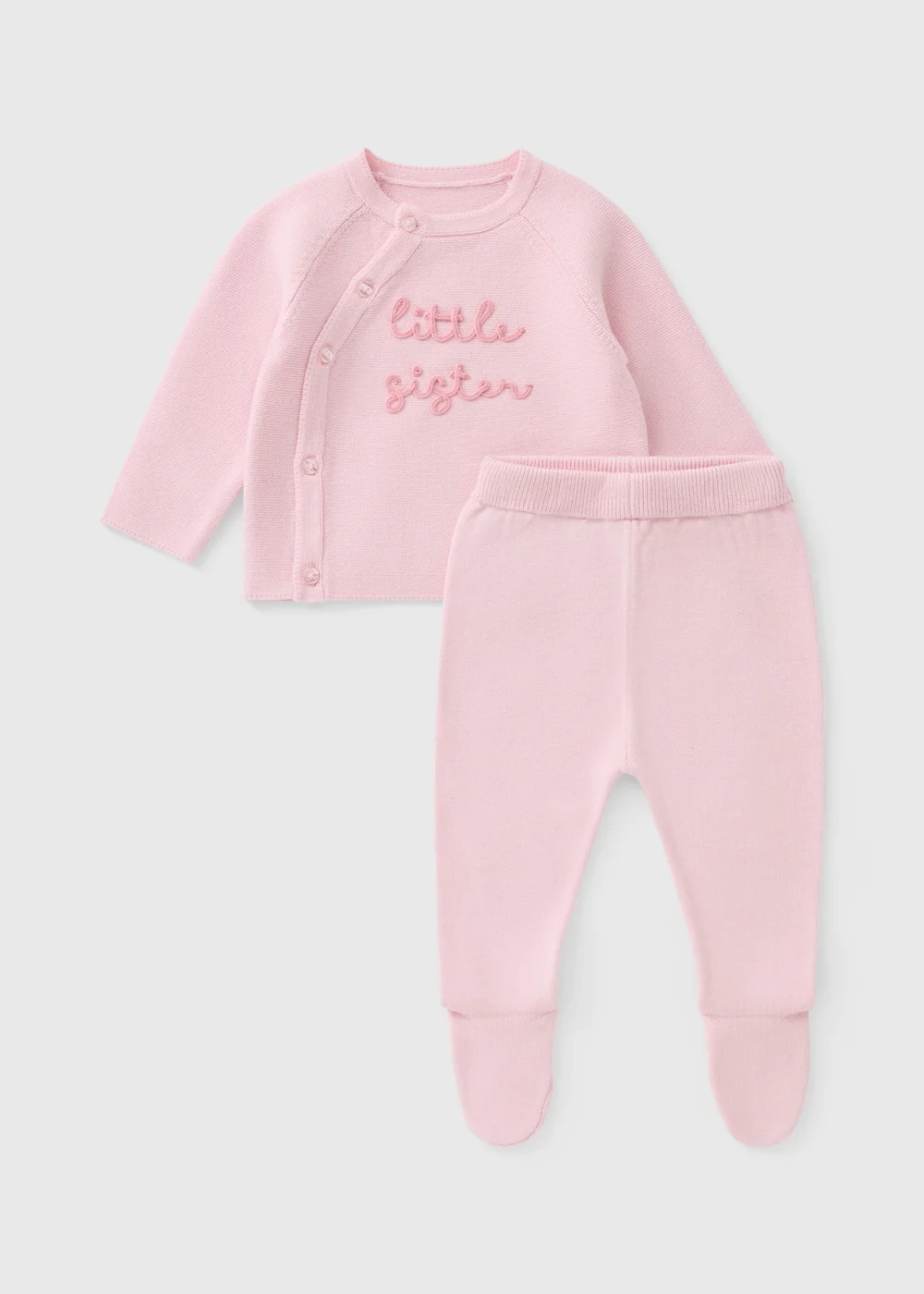 Baby Little Sister Top & Trouser Set (0-18mths - Up to 1 Month Image 1
