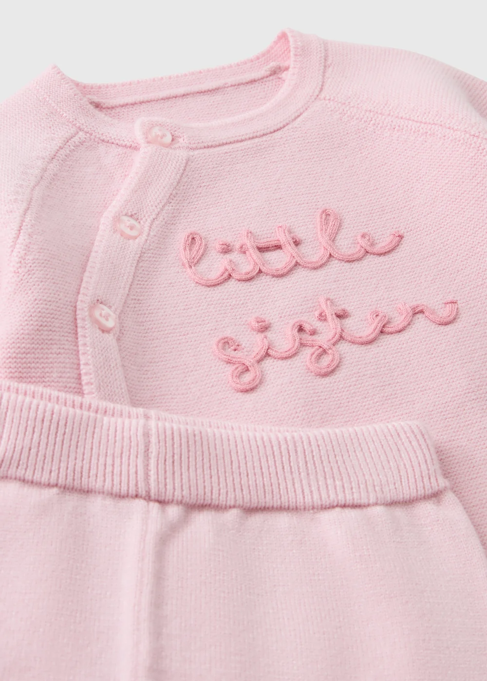 Baby Little Sister Top & Trouser Set (0-18mths - Up to 1 Month Image 2