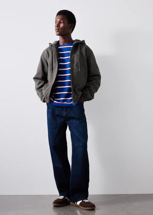 Cobalt Blue Striped T-Shirt - XS Image 5