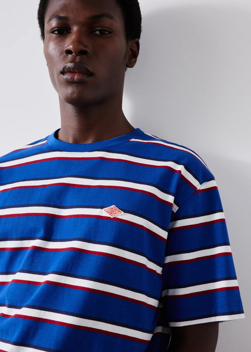 Cobalt Blue Striped T-Shirt - XS Image 4